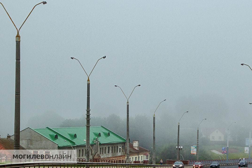 А вы видели сегодня утренний Могилев, накрытый туманом?