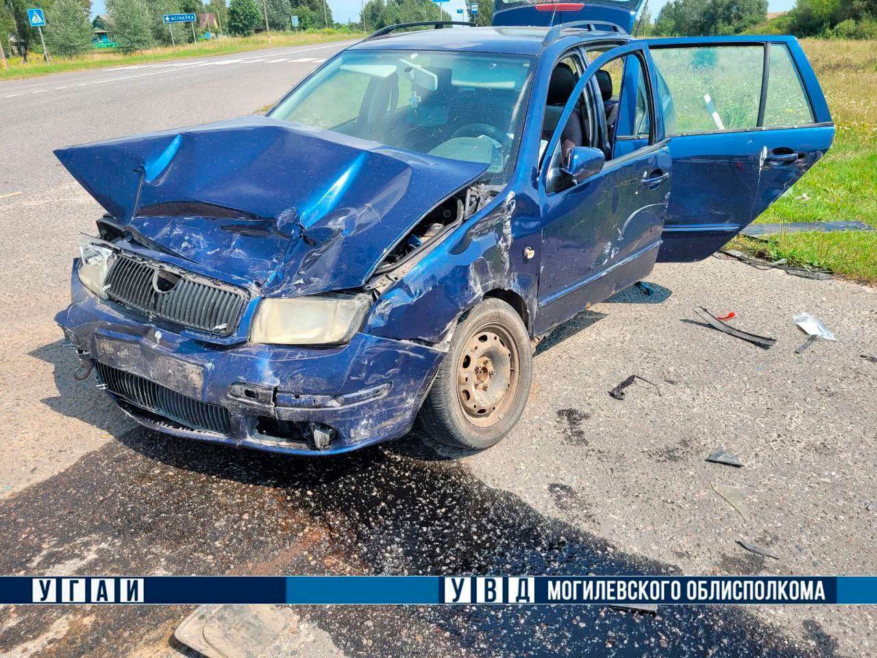 В Костюковичском районе в аварии пострадал 13-летний пассажир