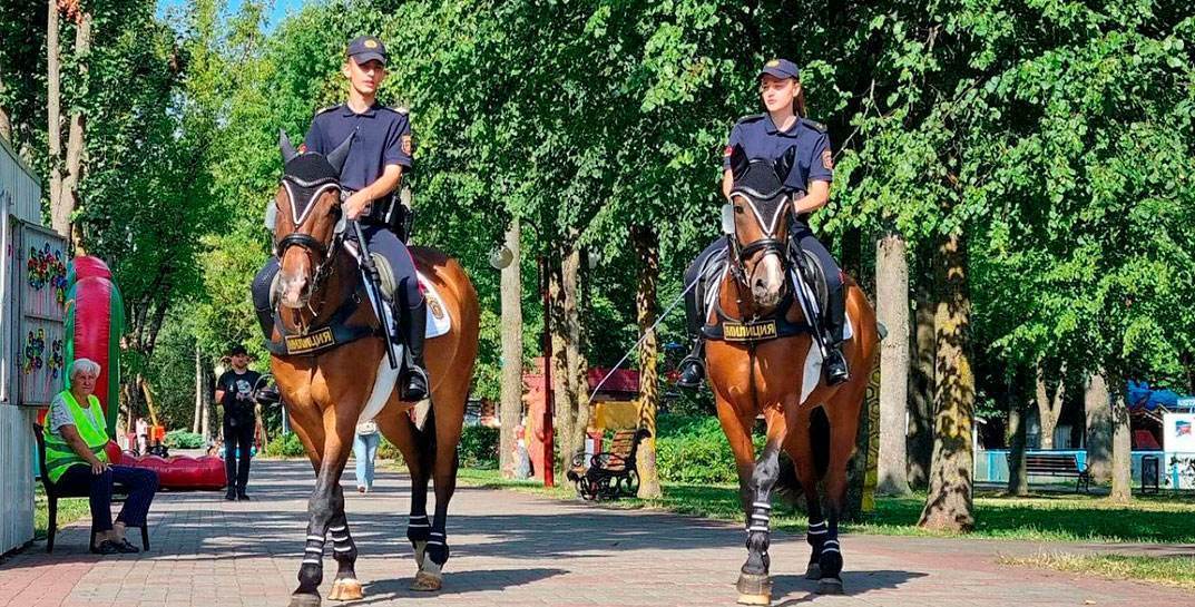 Видели когда-нибудь милиционера на коне? Пока в Беларуси такая диковинка только в Лиде