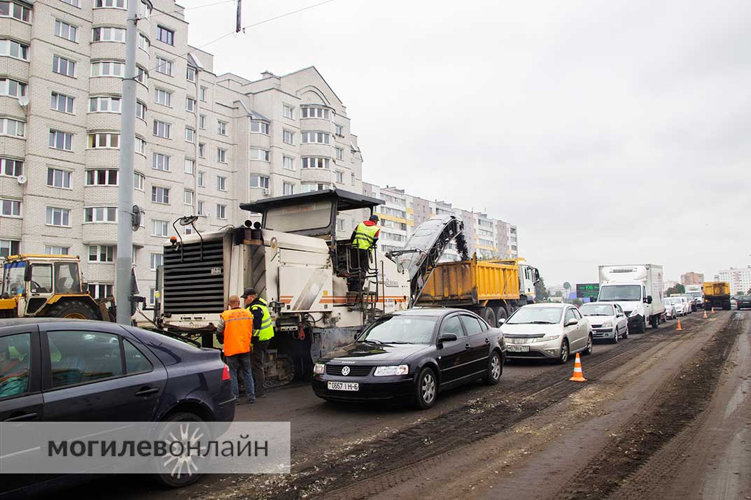 Сразу на нескольких улицах в Могилеве затеяли ремонт. Смотрите, где именно