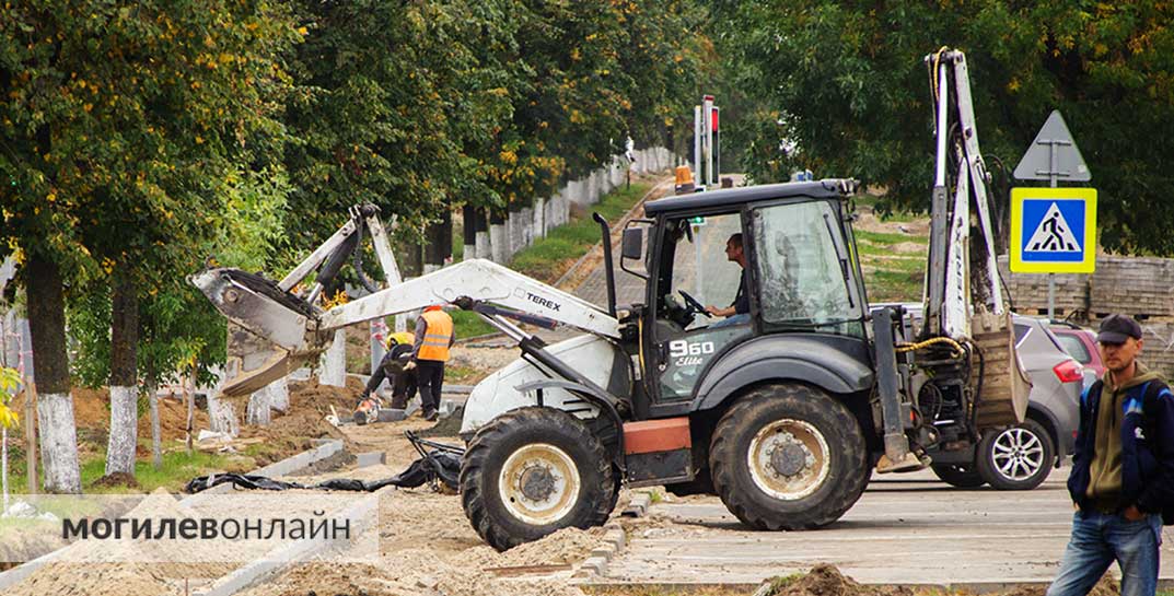 Сразу на нескольких улицах в Могилеве затеяли ремонт. Смотрите, где именно
