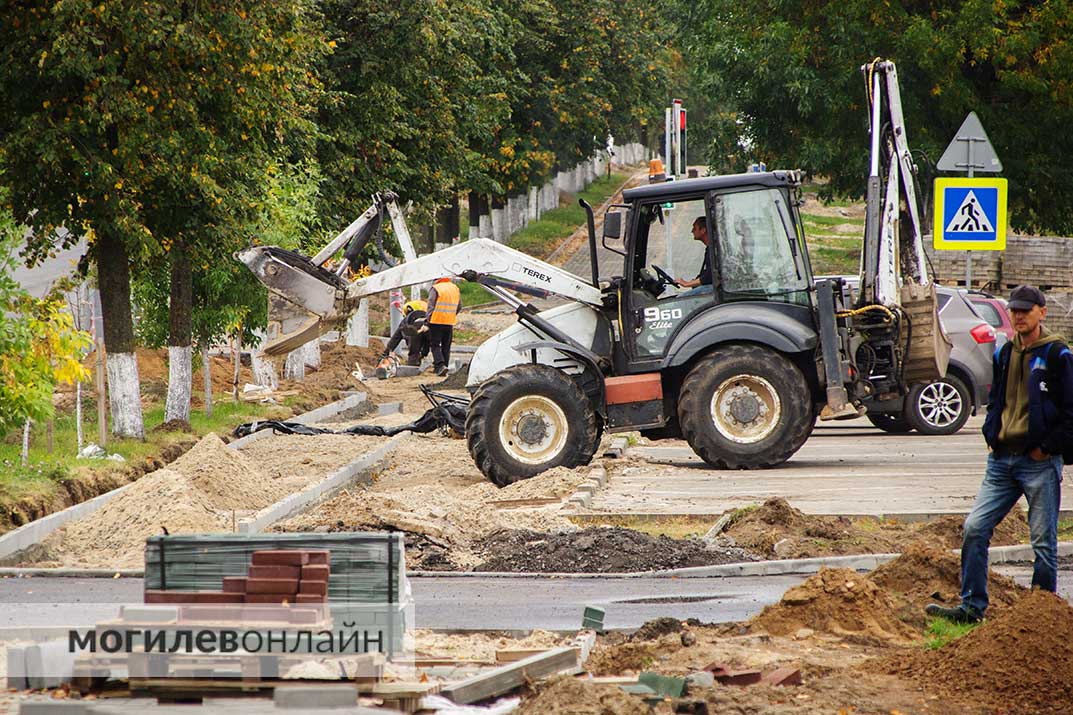 Сразу на нескольких улицах в Могилеве затеяли ремонт. Смотрите, где именно