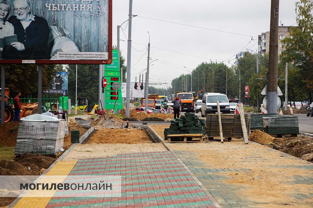 Сразу на нескольких улицах в Могилеве затеяли ремонт. Смотрите, где именно