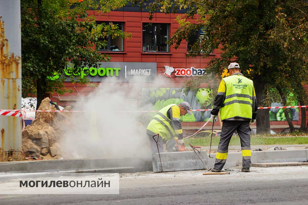 Сразу на нескольких улицах в Могилеве затеяли ремонт. Смотрите, где именно