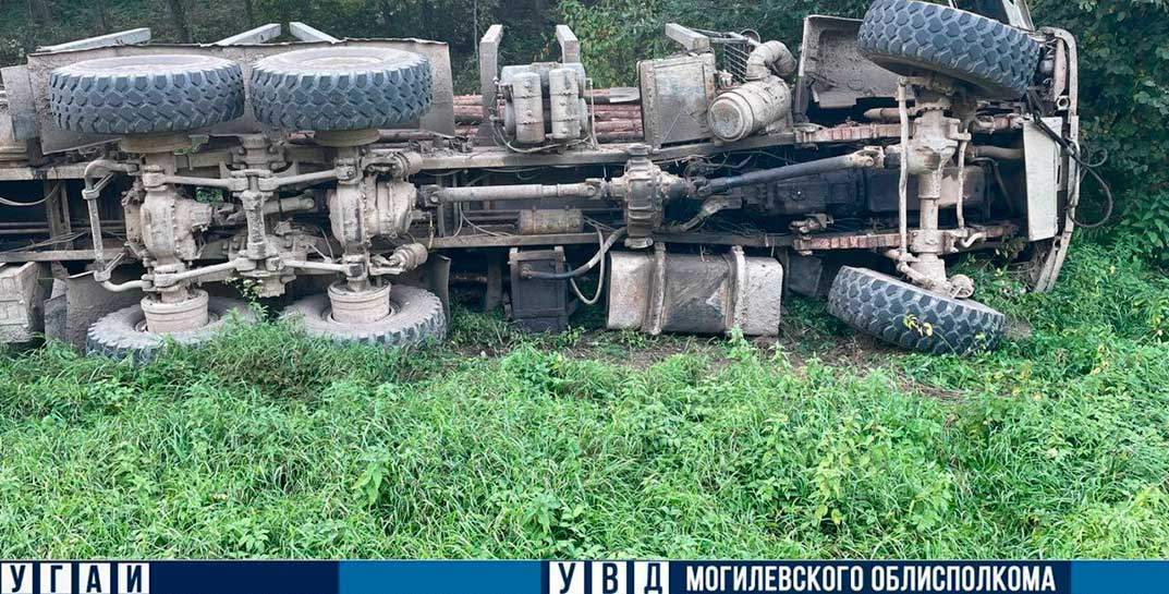 Появились подробности ДТП с лесовозом в Шкловском районе