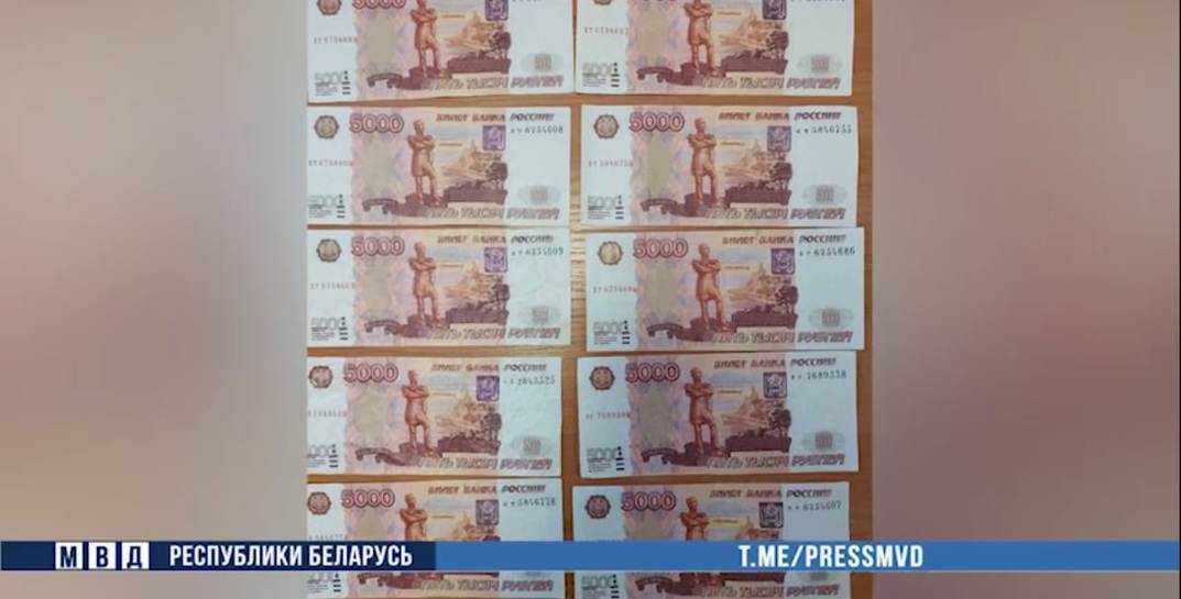 Обменяли 37 подделок в Могилеве, Быхове и Кировске: в Бобруйске задержали двоих жителей Белыничей, которые купили фальшивые деньги в России и привезли их менять в Беларусь