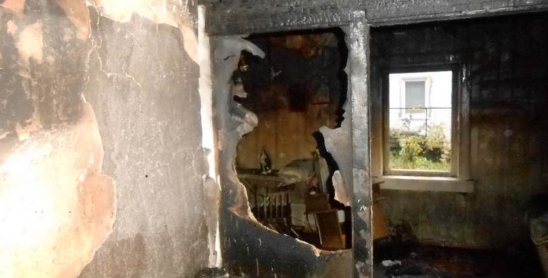 В Могилеве горел дом по улице Алтайской