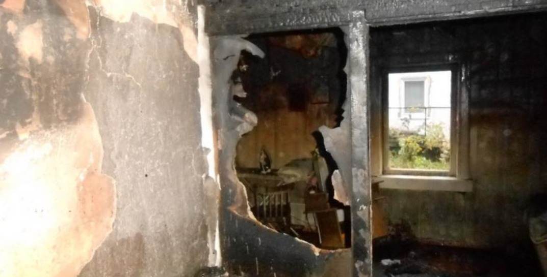 В Могилеве горел дом по улице Алтайской