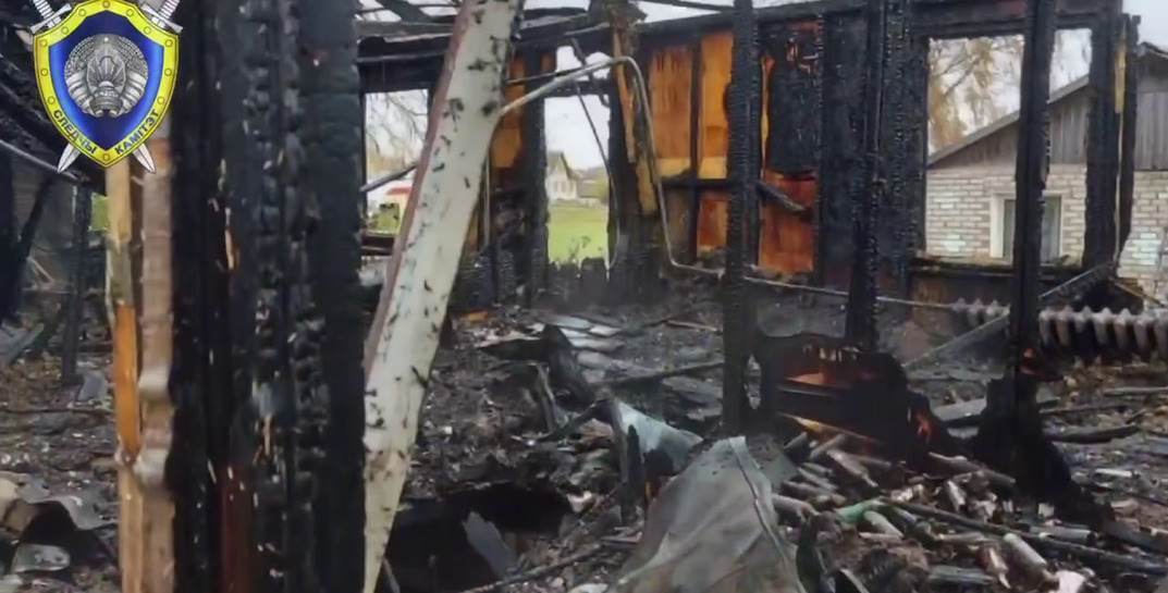 В Горецком районе на пожаре погибла супружеская пара пенсионеров