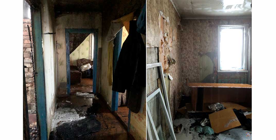 Попросил соседа протопить печь и лишился крыши над головой: в Климовичском районе сгорел дом, пока хозяин был в больнице