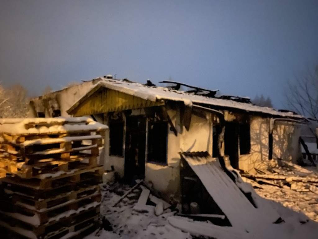 Пока супруги из Могилевского района были на работе, сгорел их дом