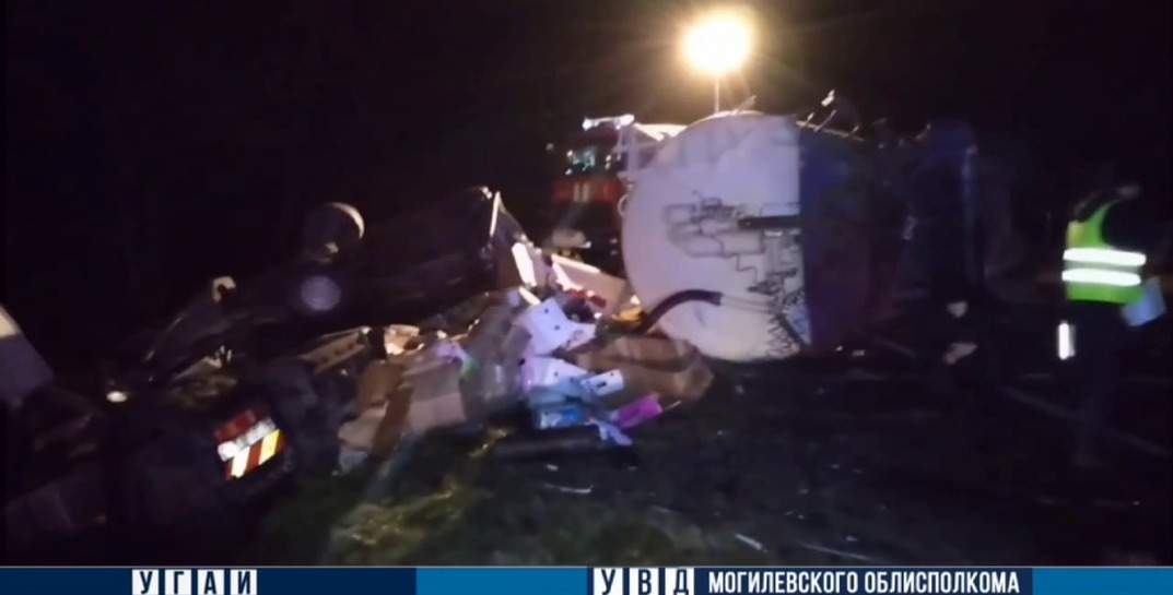 В Шкловском районе столкнулись два грузовика — погиб 21-летний водитель