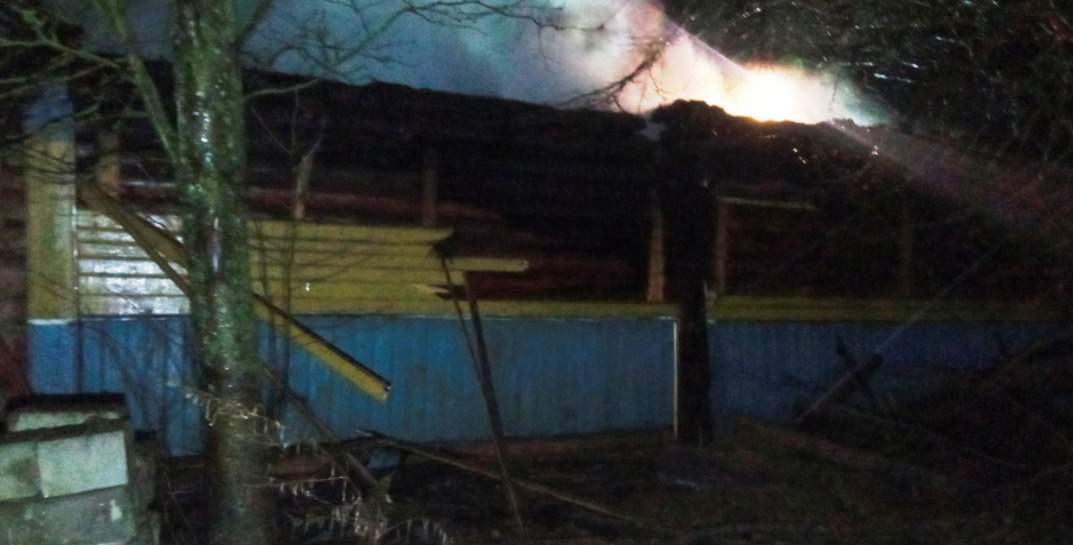 В Быховском районе на пожаре погиб пожилой мужчина
