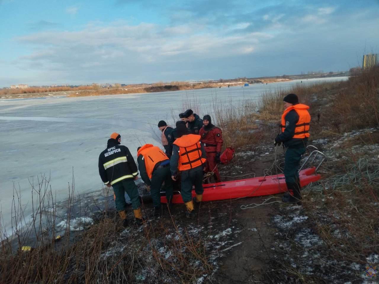 В Могилеве спасли рыбака