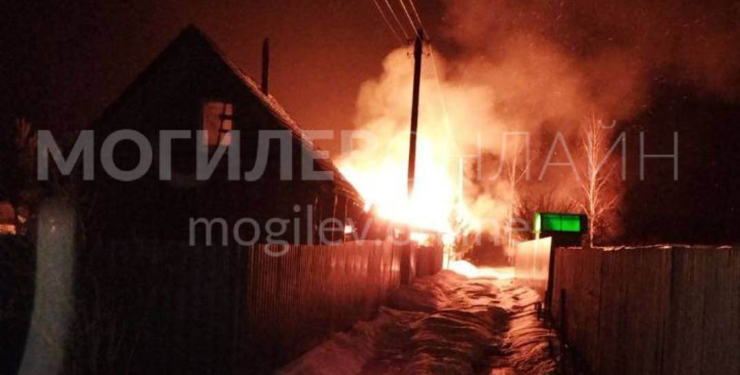 В Могилевском районе при пожаре в садовом товариществе погиб мужчина
