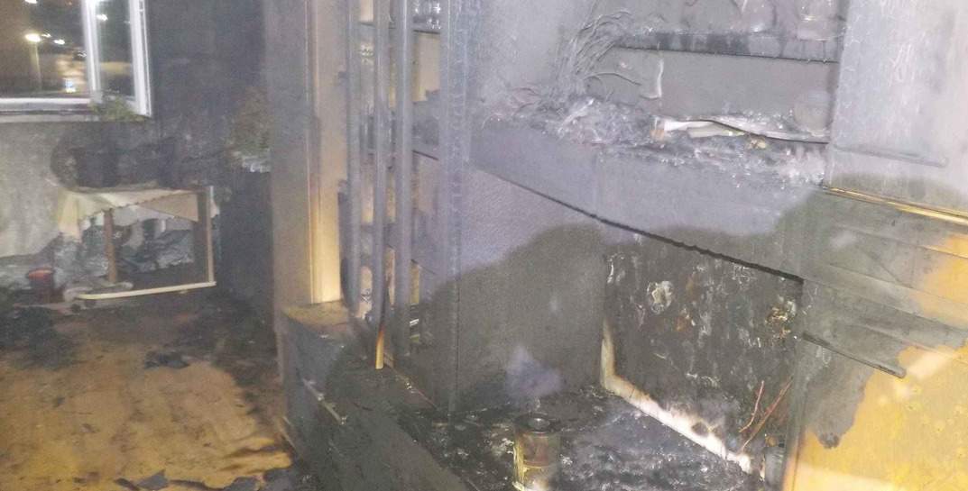 В Бобруйске на пожаре в квартире пострадала семья
