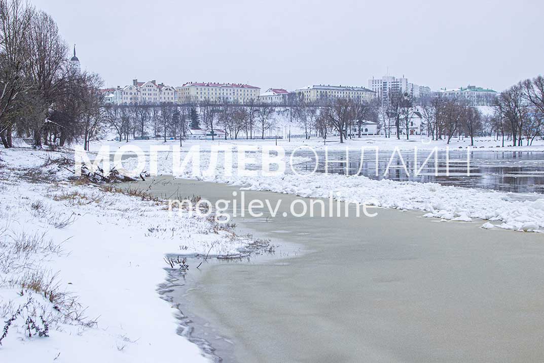 Ледоход в Могилеве