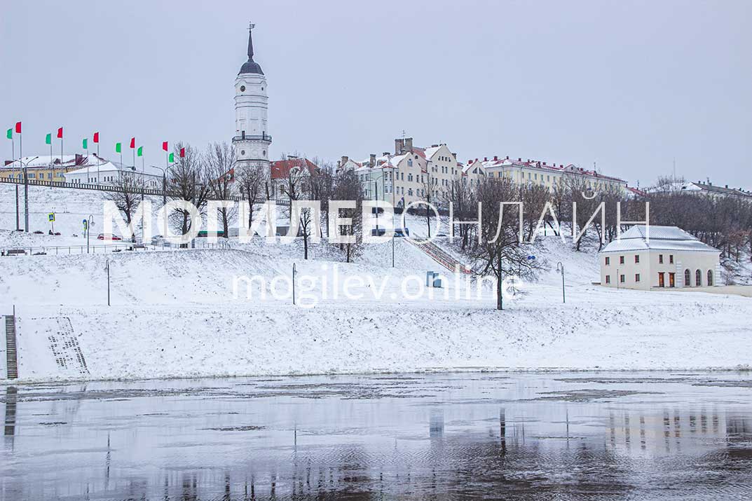 Ледоход в Могилеве