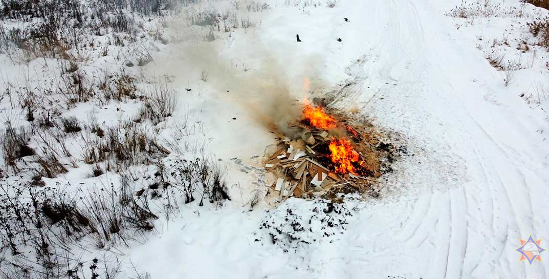 В Могилевском районе мужчина получил ожоги, сжигая мусор на приусадебном участке