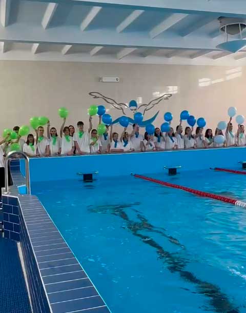 Сегодня в СШ № 44 Могилева после пятилетнего перерыва открылся бассейн