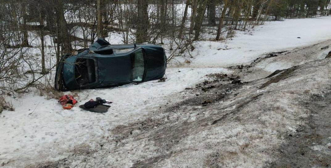 В Могилевском районе опрокинулся автомобиль, пострадал 11-летний пассажир