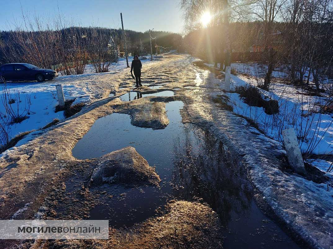 «Прямо пойдешь — в лужу попадешь, вправо пойдешь — в озеро упадешь» — жители деревни Полыковичи показали опасный и совсем не сказочный мост