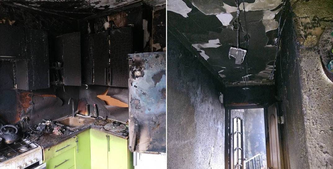 В Лиде дети пытались приготовить сосиски и сожгли квартиру