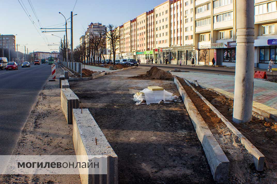 Пока выглядит не очень — но дело движется: в Могилеве ремонтируют Пушкинский проспект