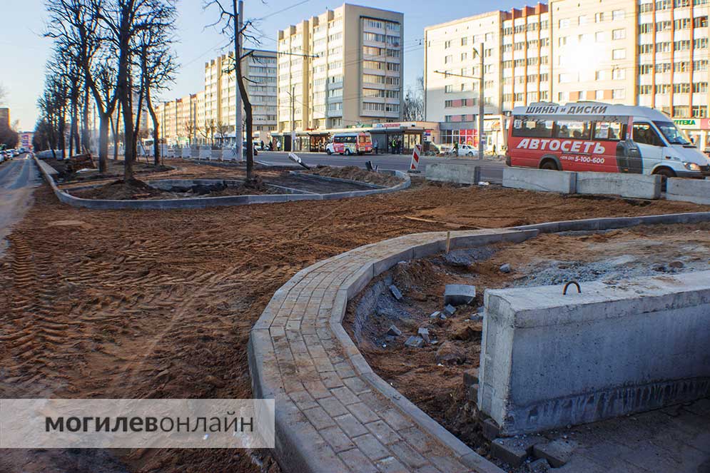 Пока выглядит не очень — но дело движется: в Могилеве ремонтируют Пушкинский проспект