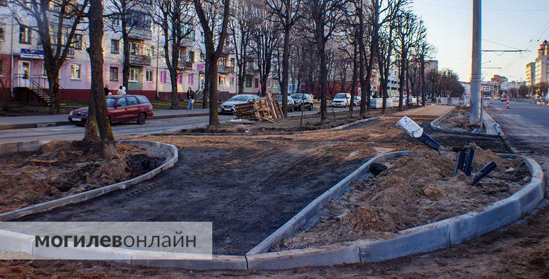 Пока выглядит не очень — но дело движется: в Могилеве ремонтируют Пушкинский проспект