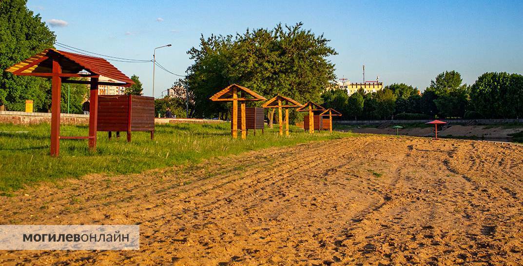 К купальному сезону на пляжах Могилева обновят оборудование