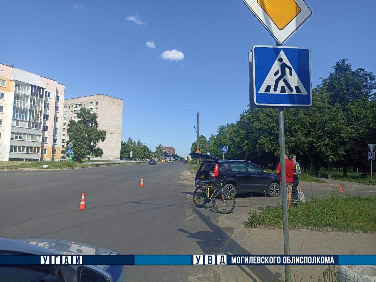 В Бобруйске сбили ребенка на велосипеде