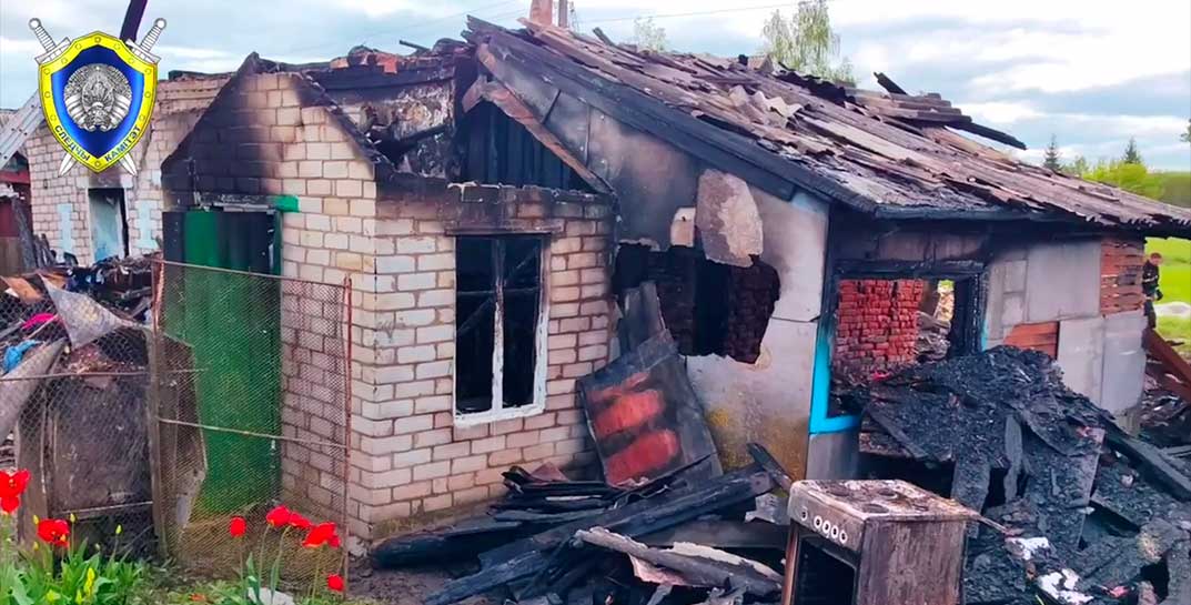 На страшном пожаре в Мстиславле сегодня ночью погибли четыре человека