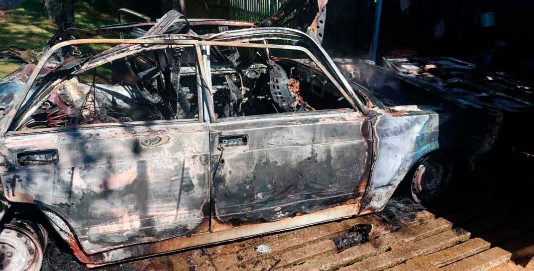 В Могилевской области за выходные сгорело два автомобиля