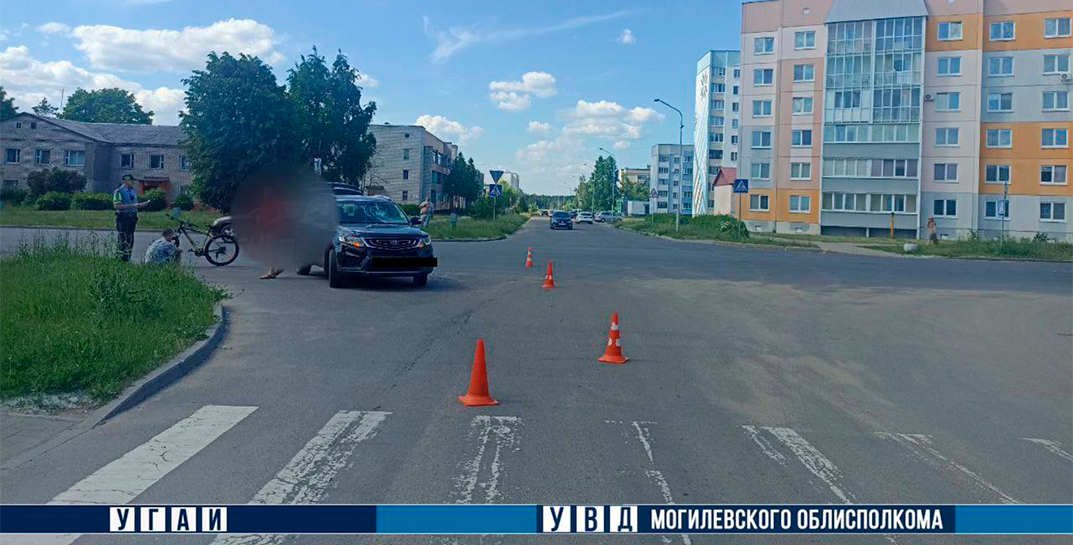 В Бобруйске подросток на велосипеде попал в ДТП