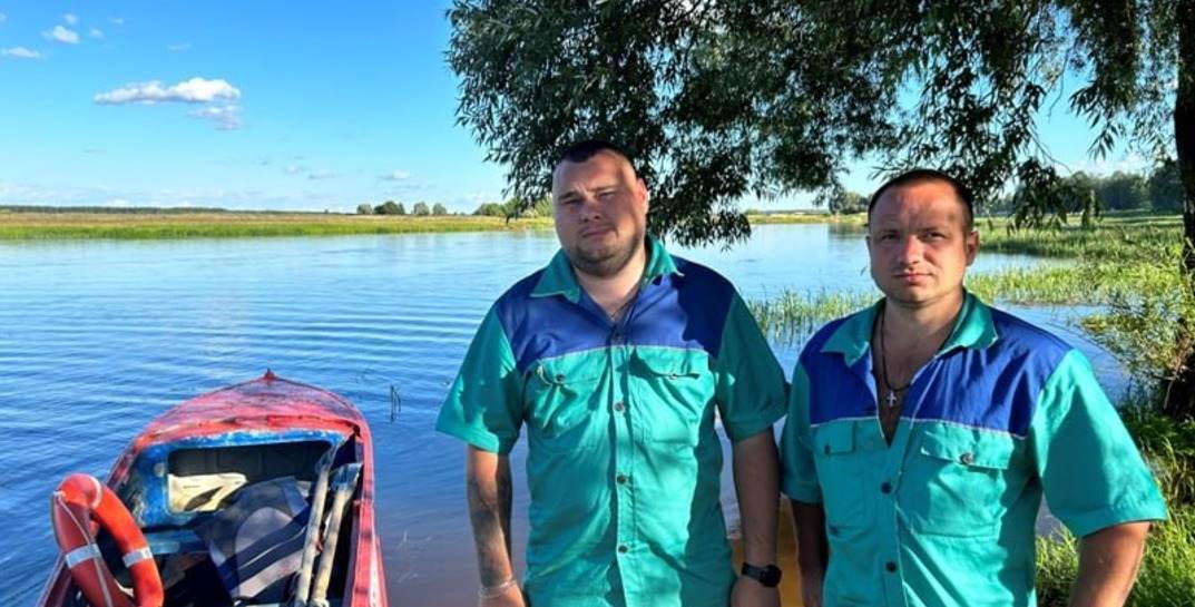 В Кричеве работники ОСВОД спасли мужчину, который запутался в траве и стал тонуть