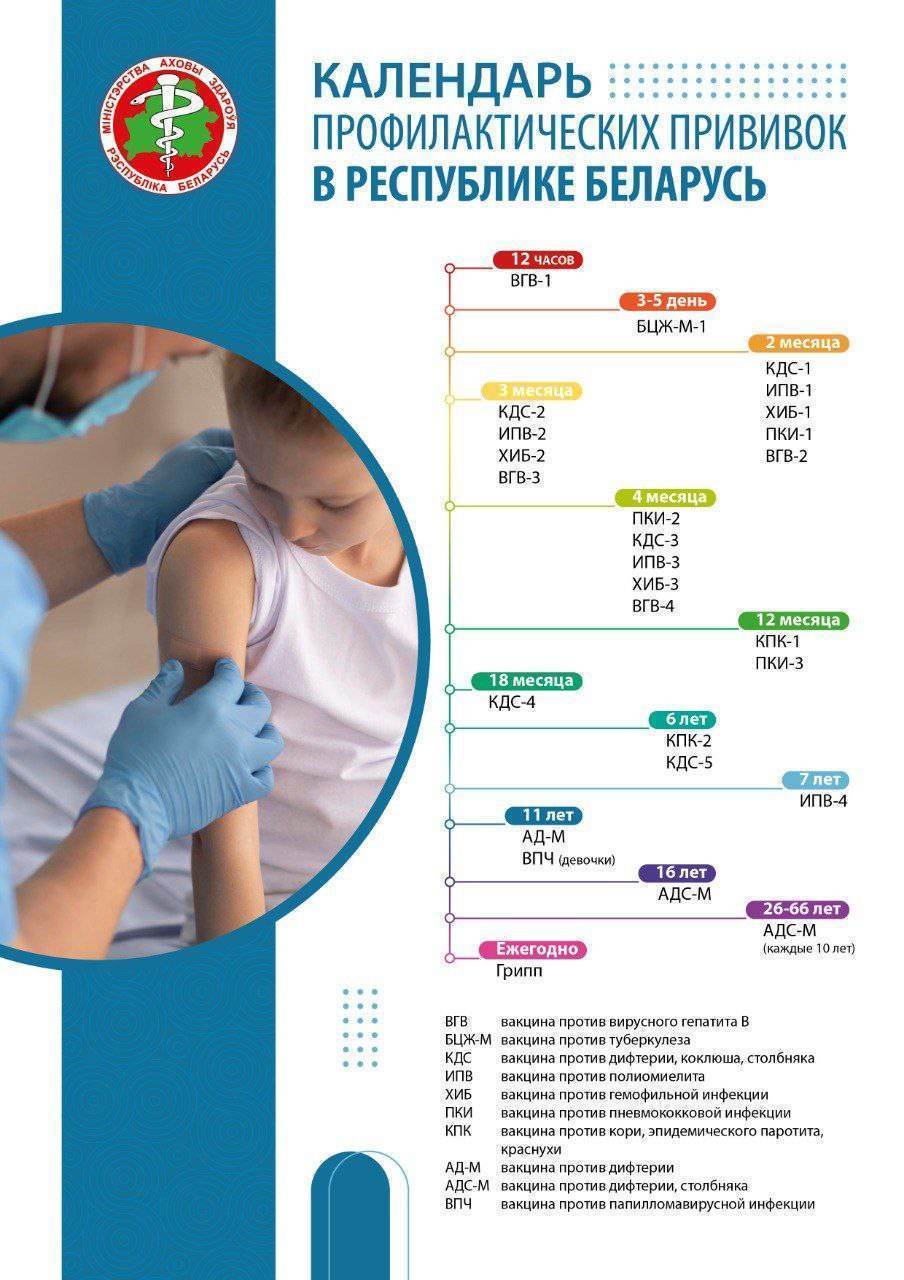 В Беларуси изменили календарь прививок. Что добавили?