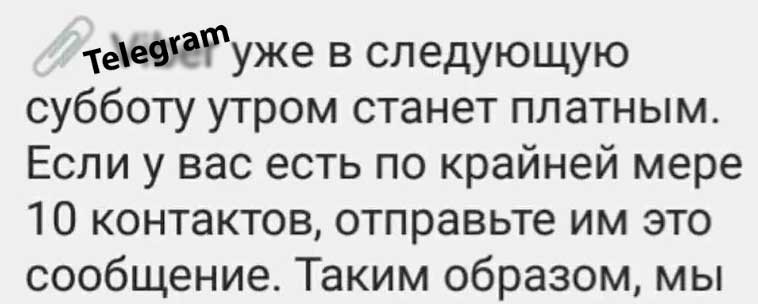 «В субботу утром Telegram автоматически удалят с вашего телефона». В сети появились такие сообщения, стоит ли верить?