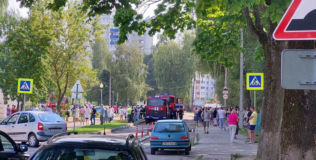 В МЧС прокомментировали пожар в поликлинике № 10 в Могилеве