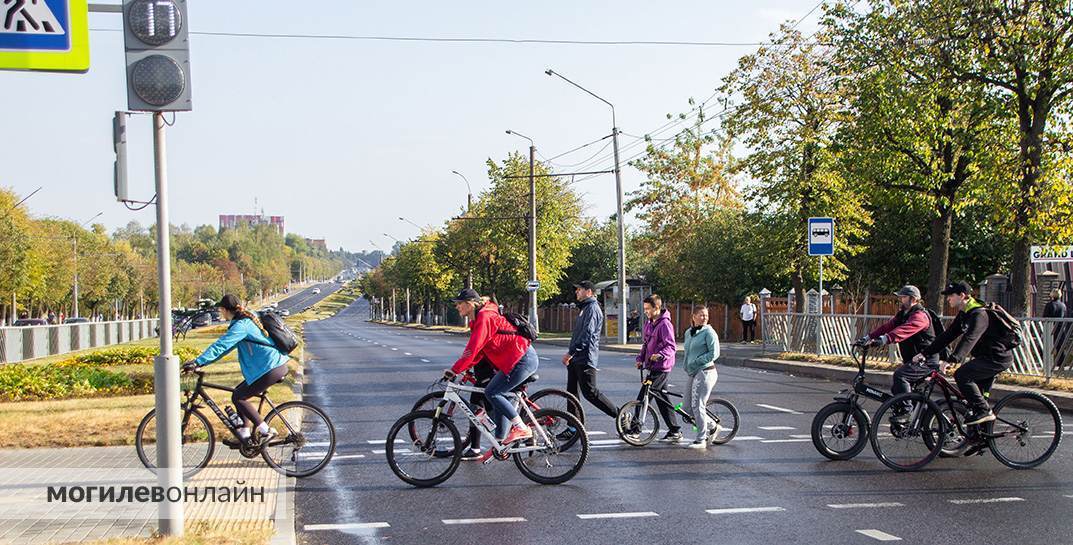 Большой городской велопробег в Могилеве