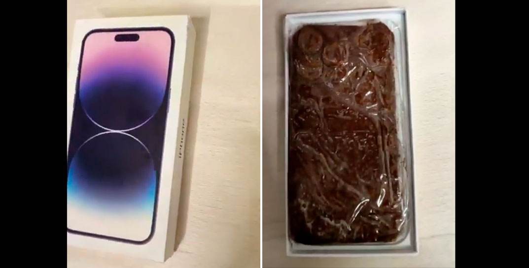 Распаковочка! Ребенок выиграл IPhone в вендинговом аппарате, а в коробке оказалась несвежая шоколадка