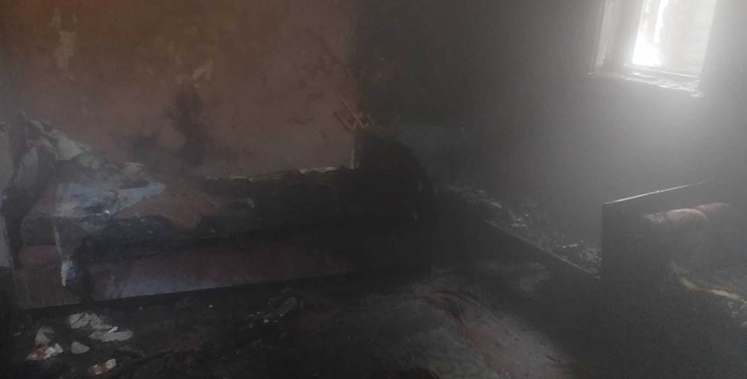 В Глуске на пожаре погиб мужчина