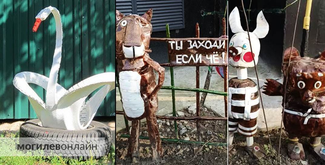 Почему лебеди из старых шин во дворах не лучшая идея — рассказали в ЖКХ