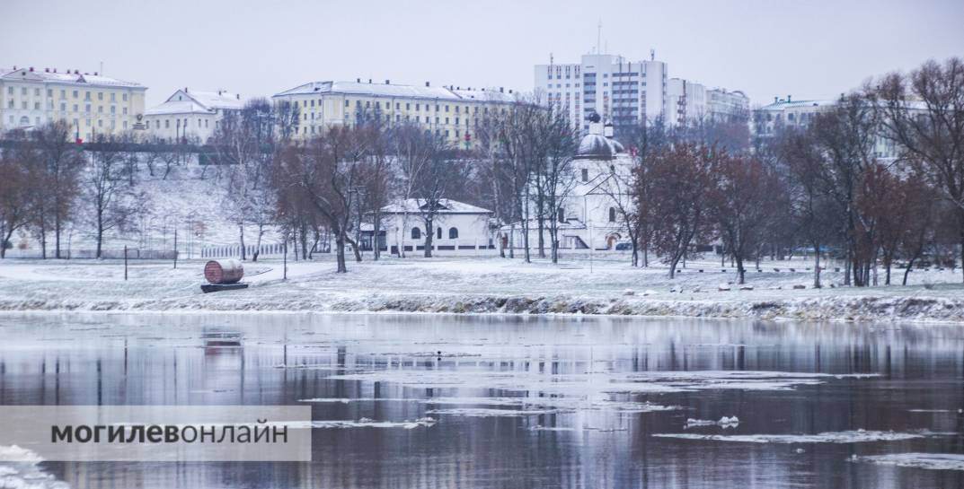 В Могилеве на Днепре начался ледоход