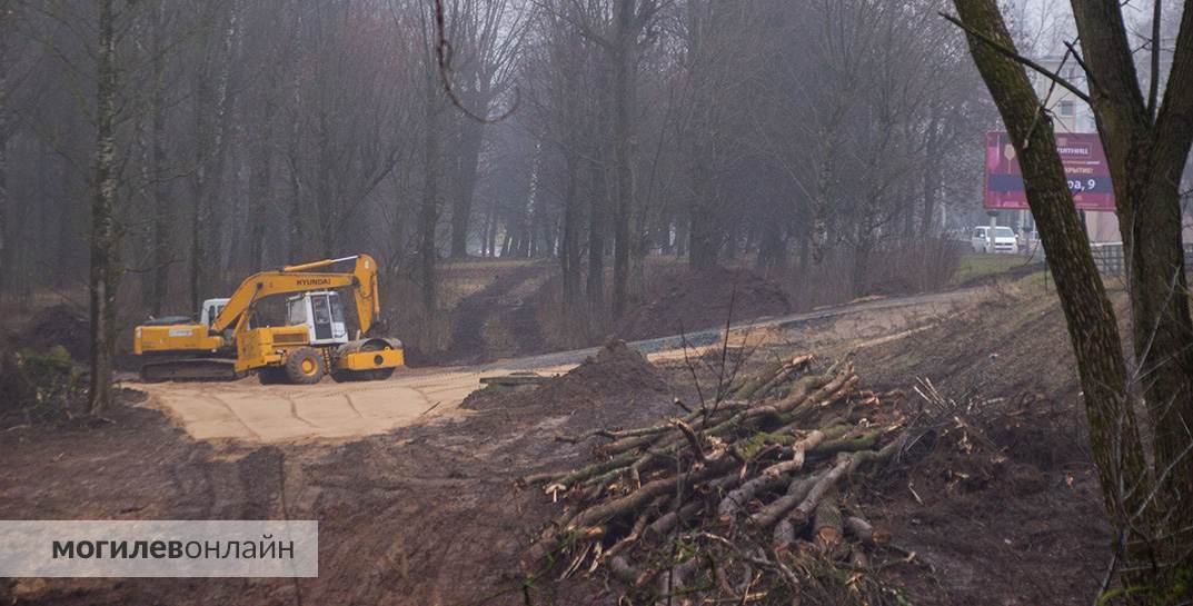 В Могилеве продолжается строительство внутригородской кольцевой