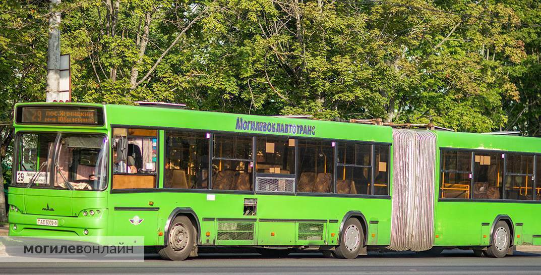 Вниманию пассажиров автобусного маршрута № 29 в Могилеве — с 1 апреля есть изменения