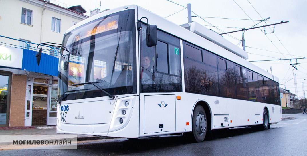 В Могилеве на Радуницу изменится график работы троллейбусов