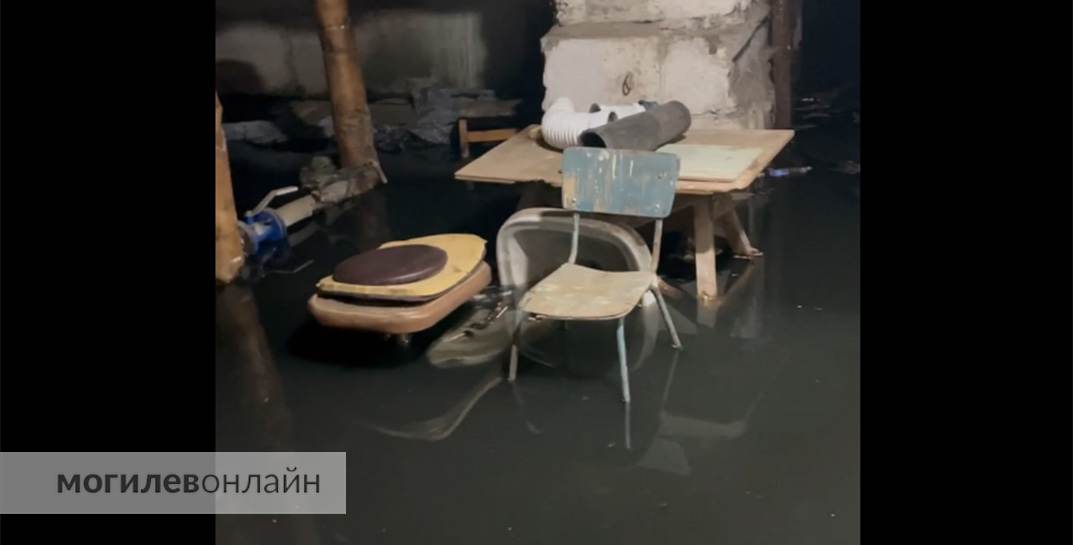 Что за напасть? Нам снова жалуются на затопленные подвалы в Могилеве и просят помочь