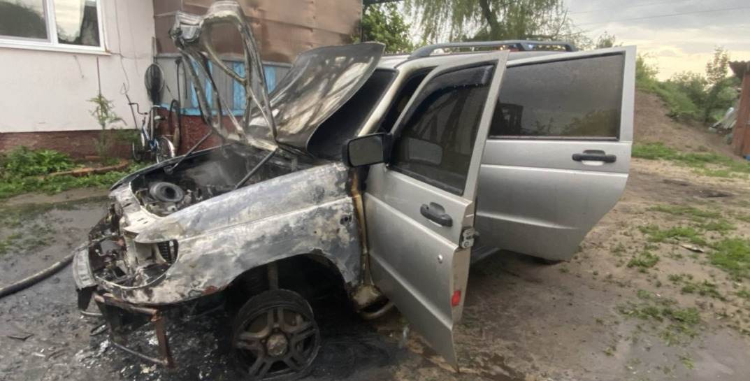 На Могилевщине за сутки сгорело два автомобиля