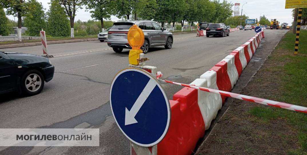 В Могилеве начался ремонт путепровода по проспекту Мира. Посмотрели, что там происходит сейчас
